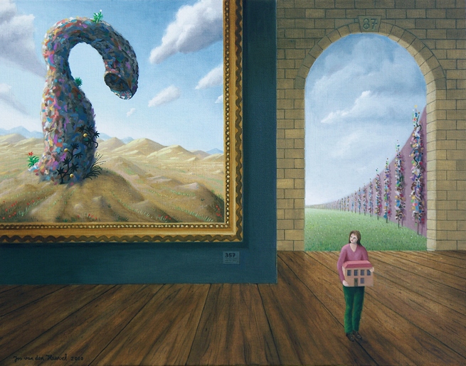 huis schilderij kunst art